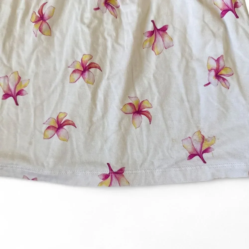 Coco Moon Hawaii Plumeria Bamboo Dress Girls Size 4T